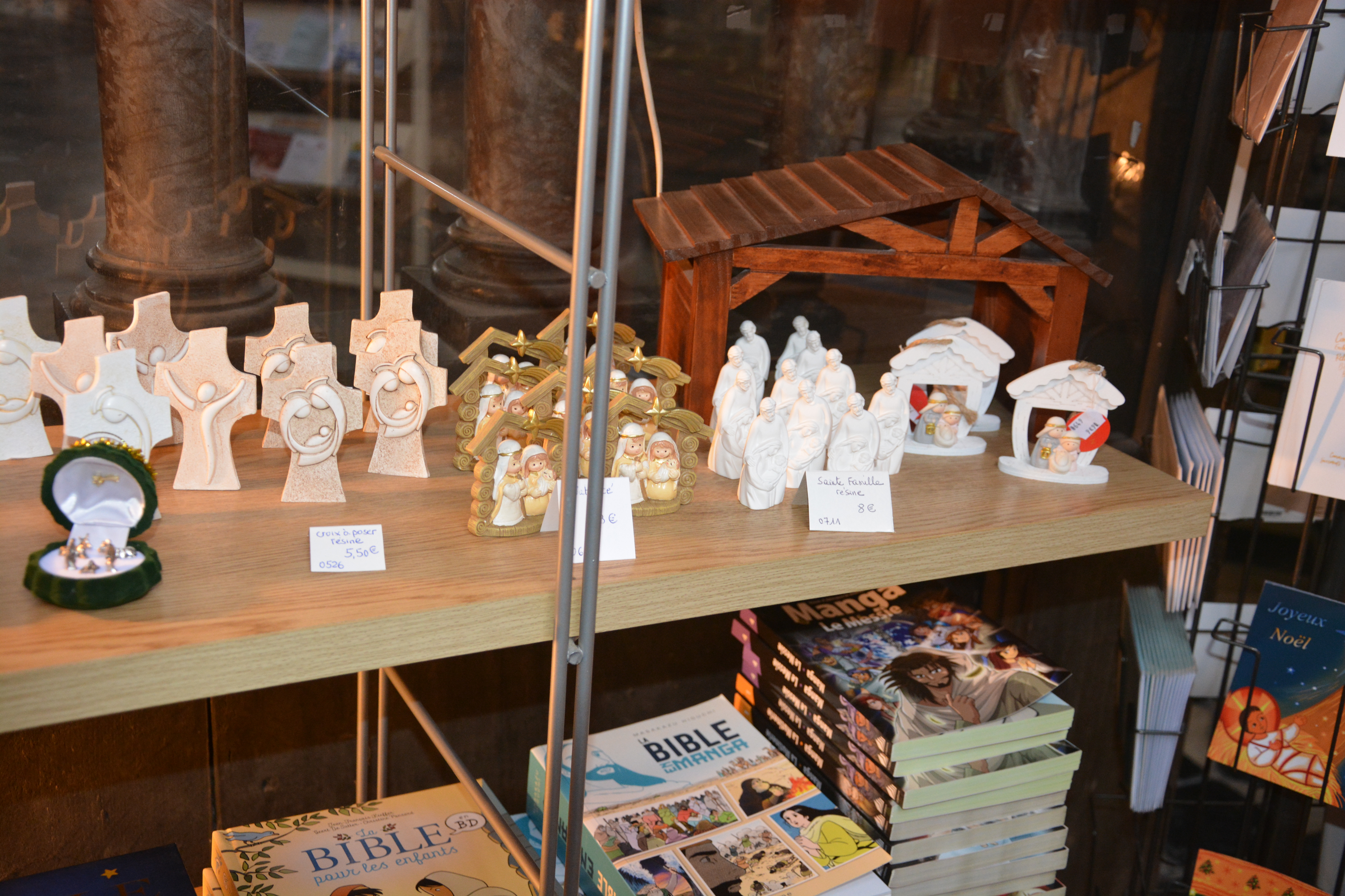 Boutique du point d'accueil - chapelle de l'assomption