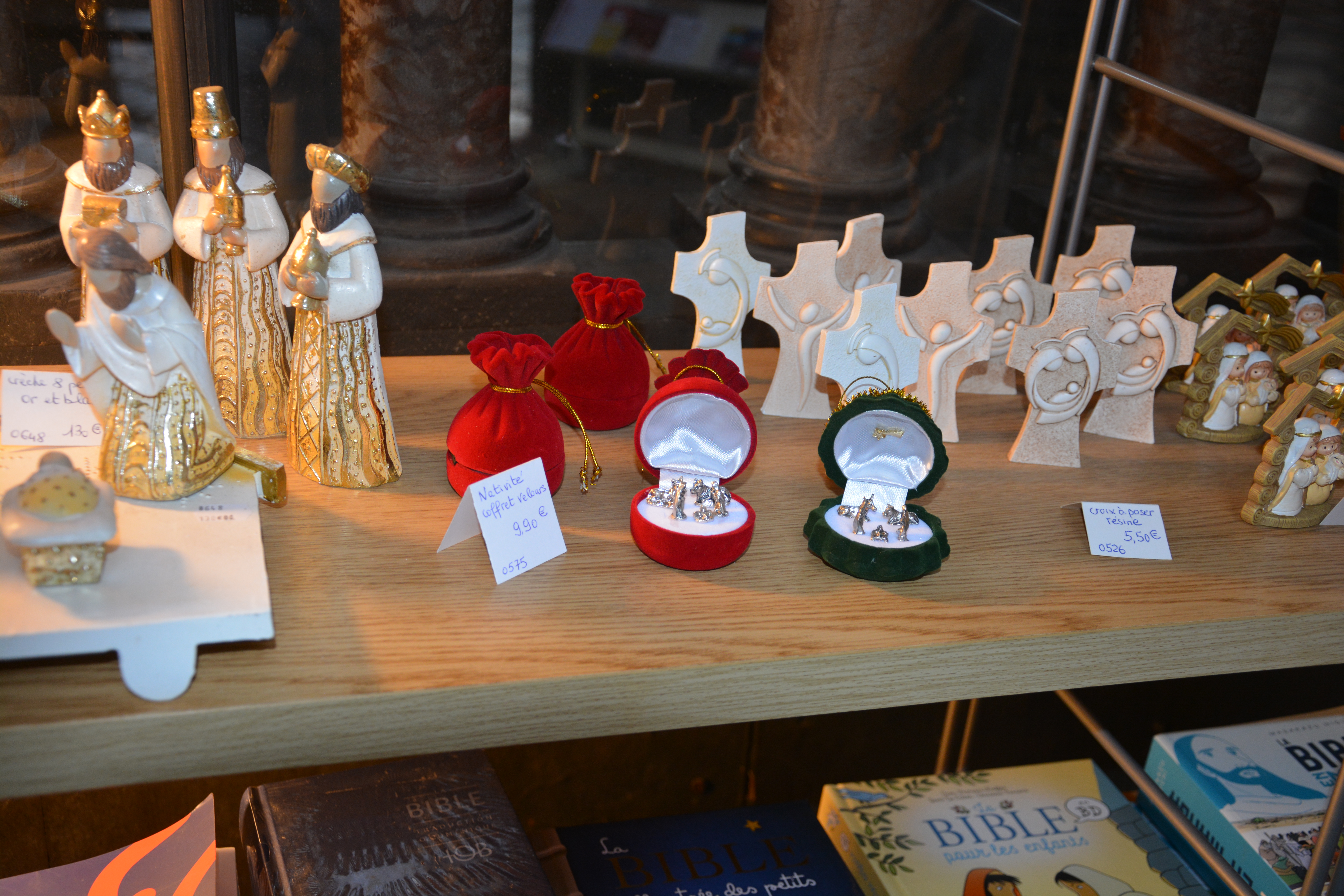 Boutique du point d'accueil - chapelle de l'assomption