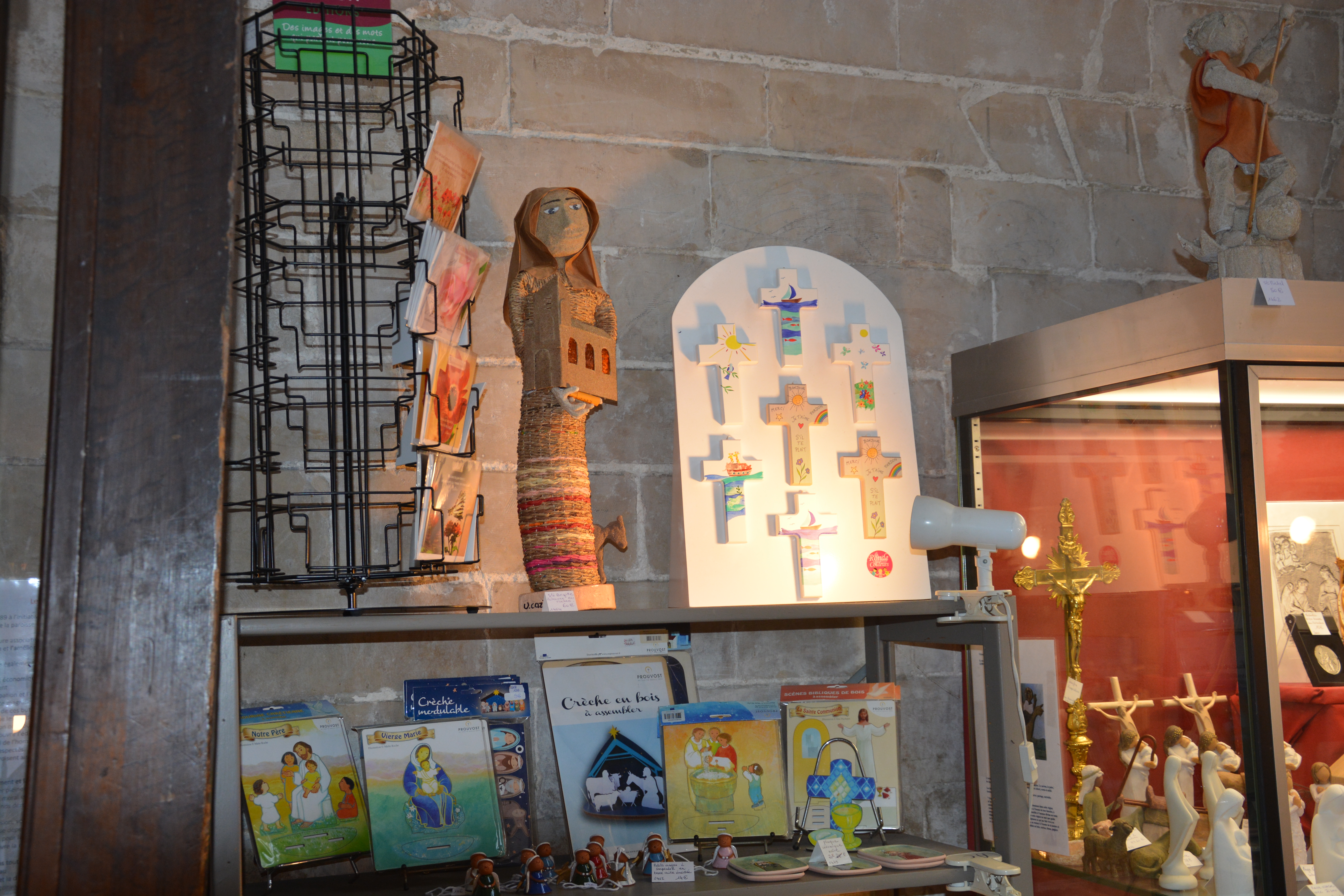 Boutique du point d'accueil - chapelle de l'assomption