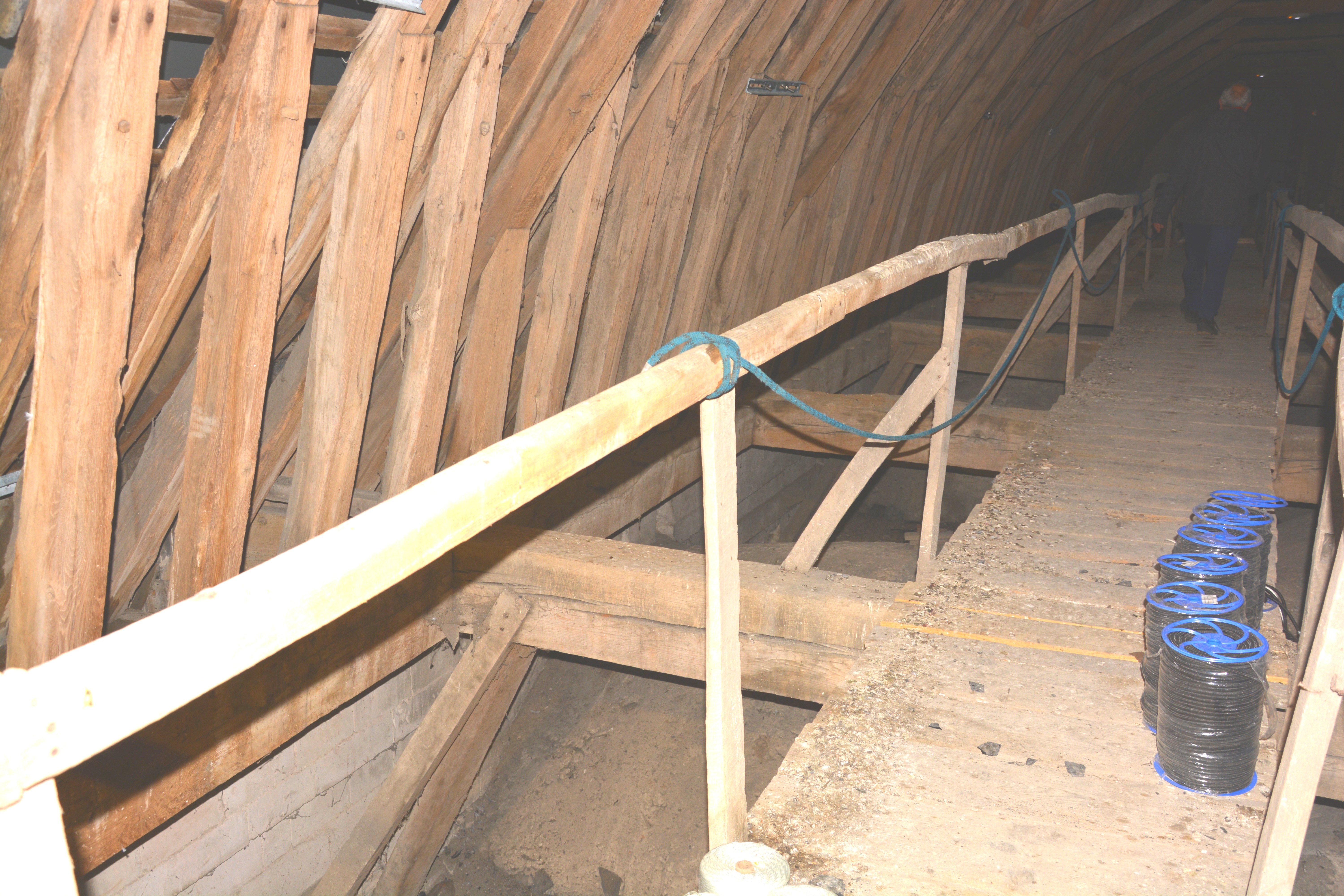 Nef couverture provisoire de la toiture