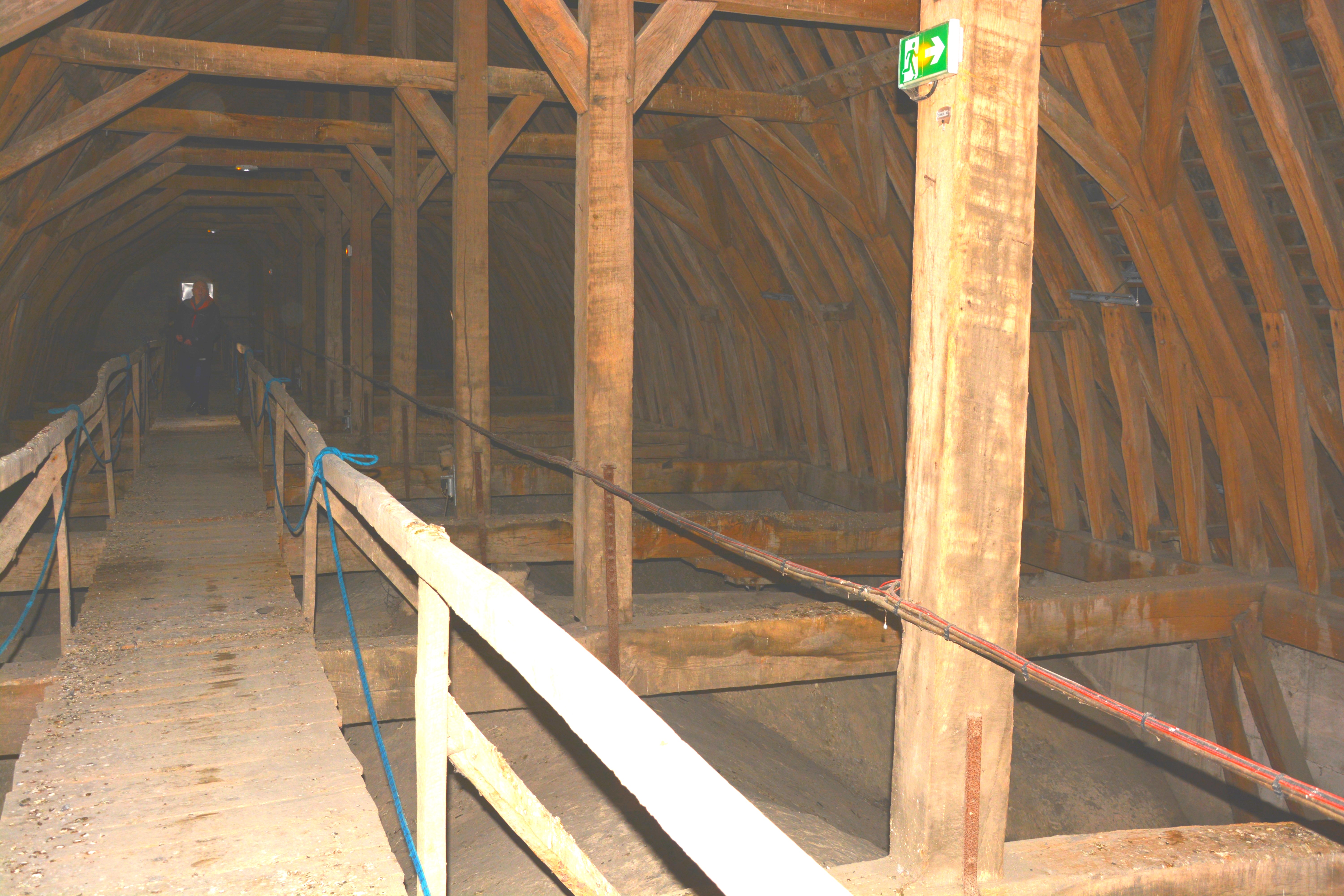 Nef couverture provisoire de la toiture