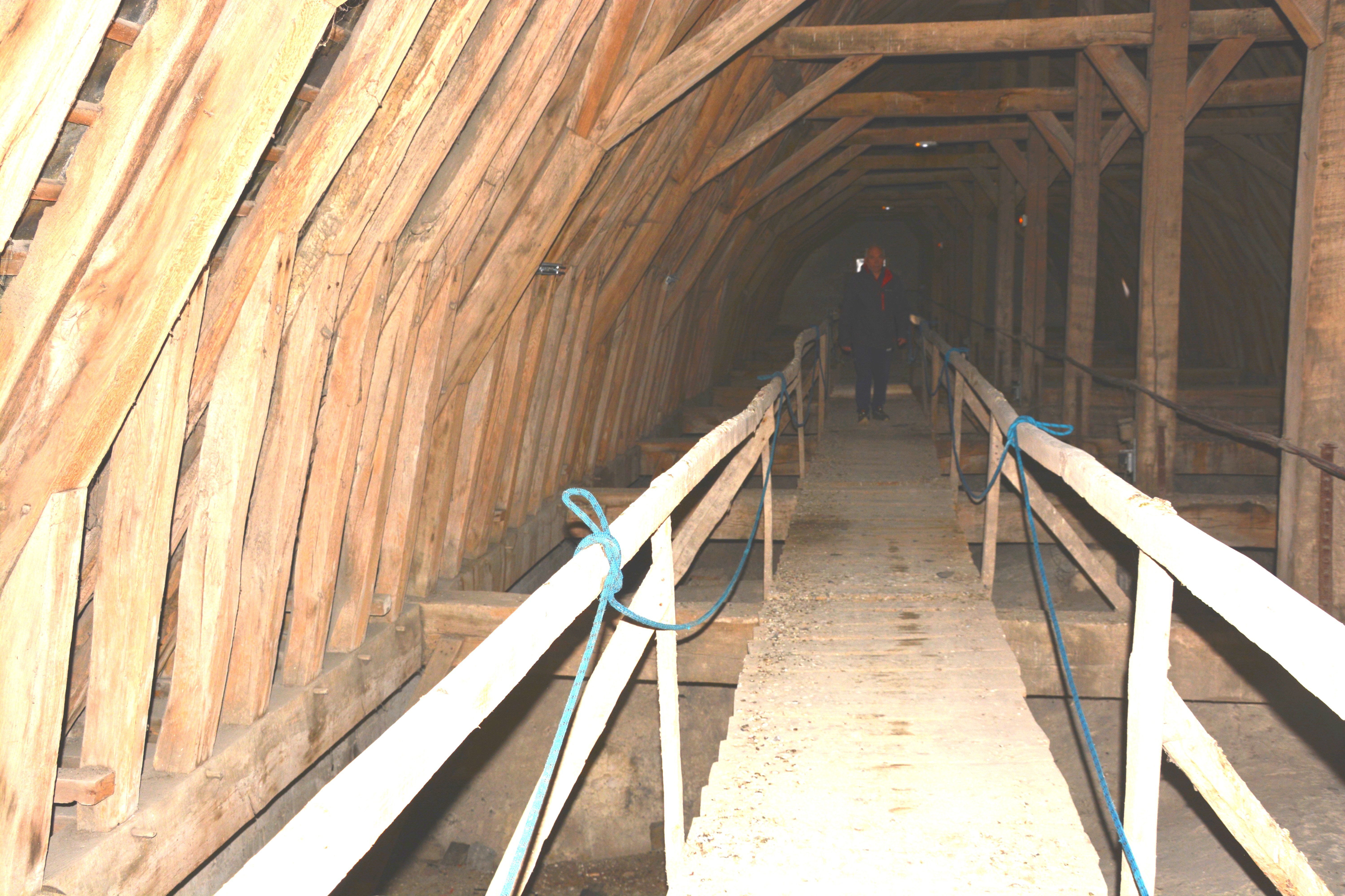 Nef couverture provisoire de la toiture