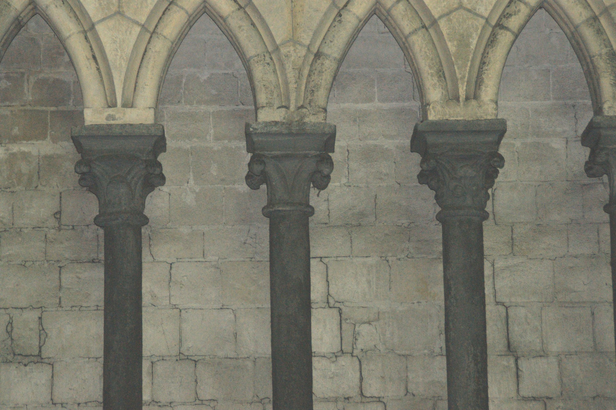 série de photographies prises en 2025 à l'intérieur du Triforium  des Transepts et  du Choeur