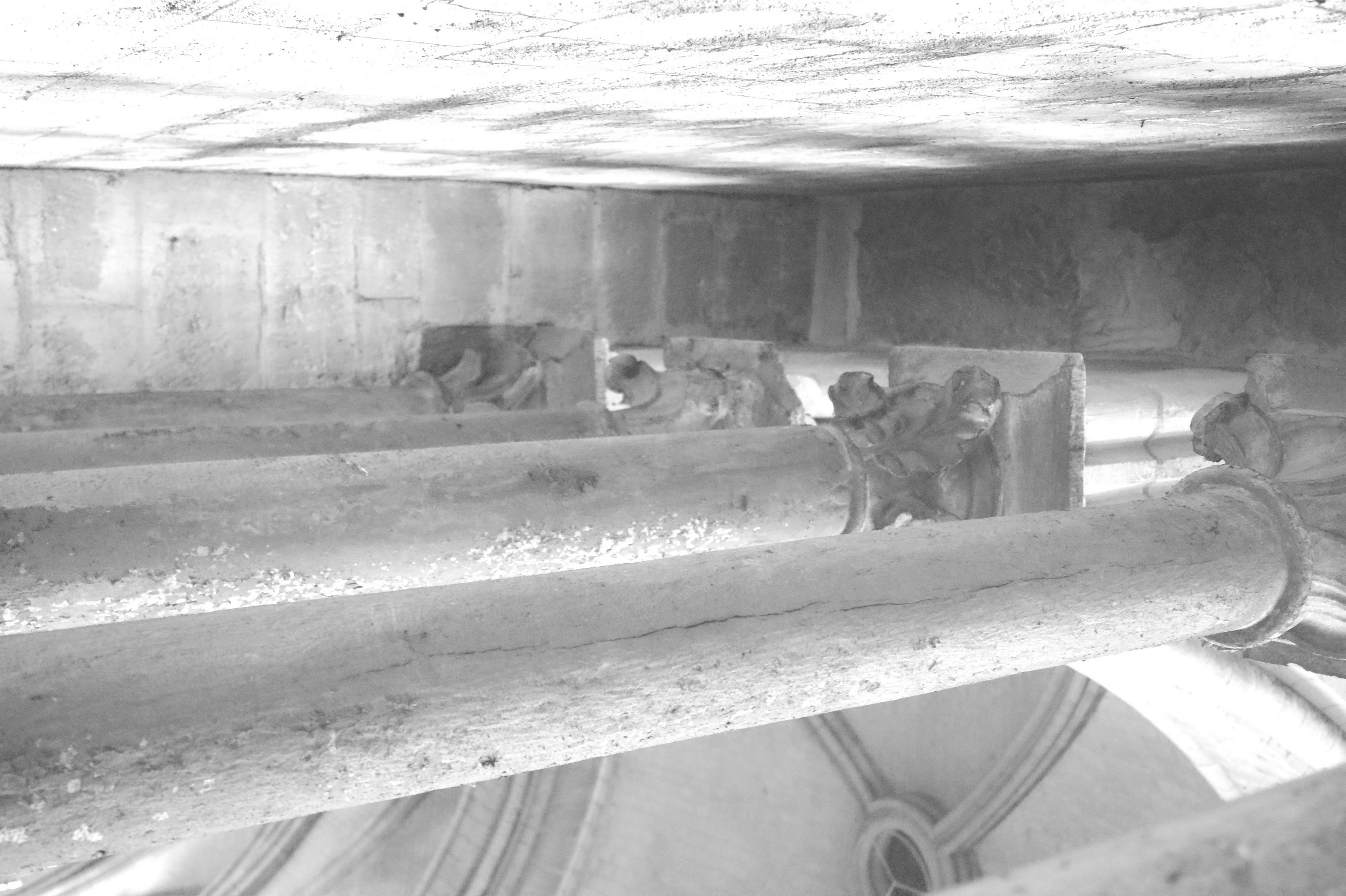 série de photographies prises en 2025 à l'intérieur du Triforium  des Transepts et  du Choeur