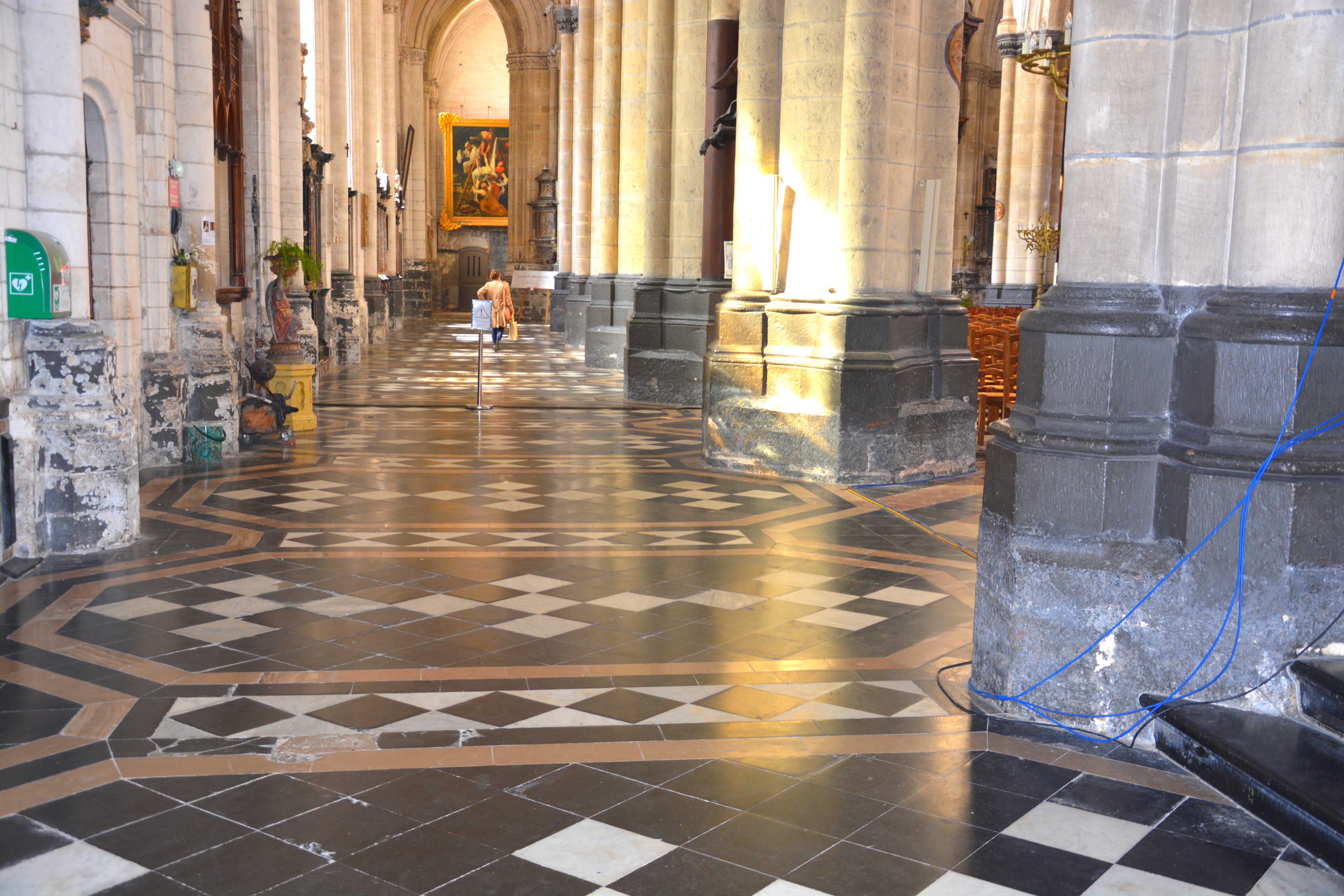Cathédrale de Saint-Omer -    Nef collatéral sud