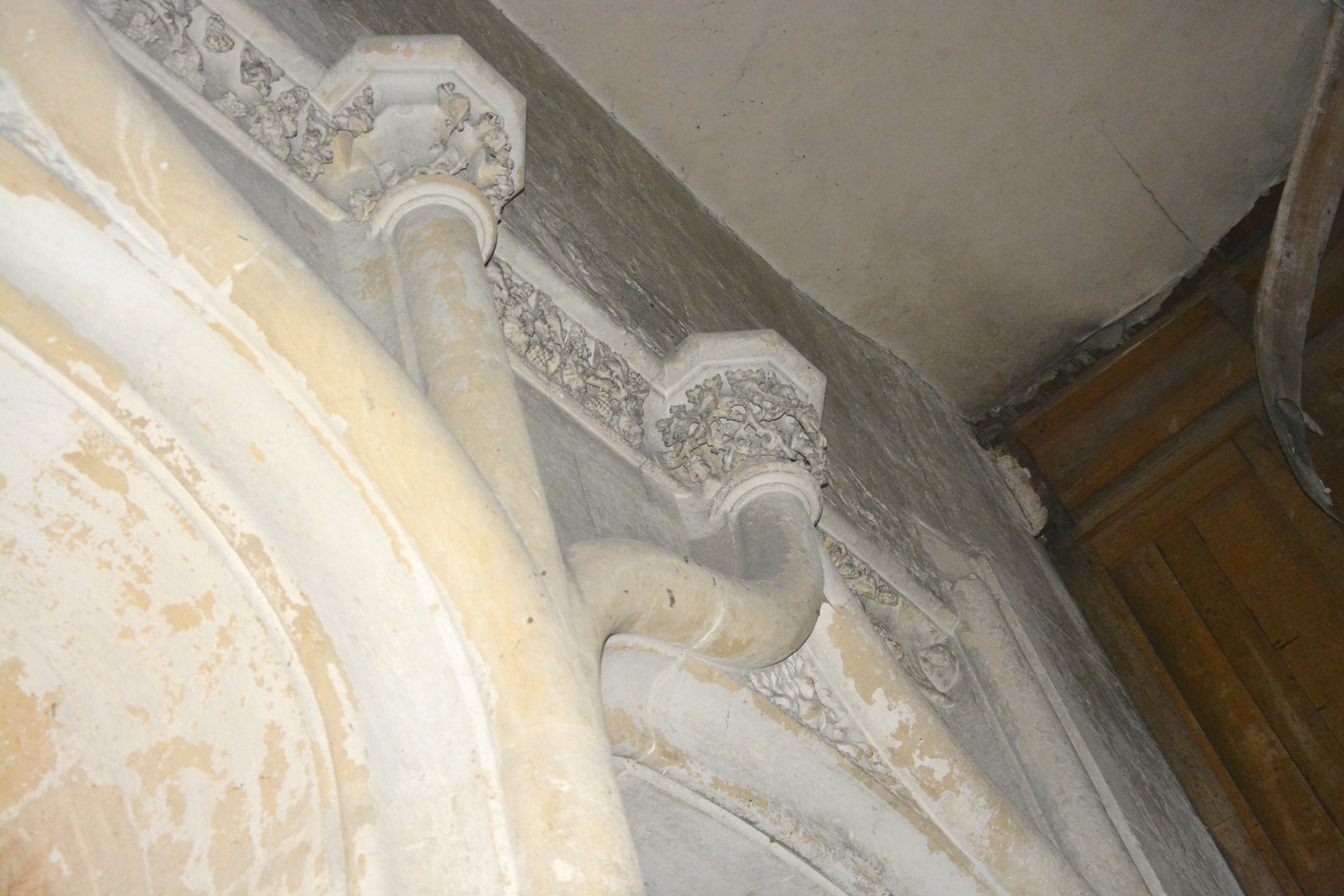 Porche nord-est côté intérieur