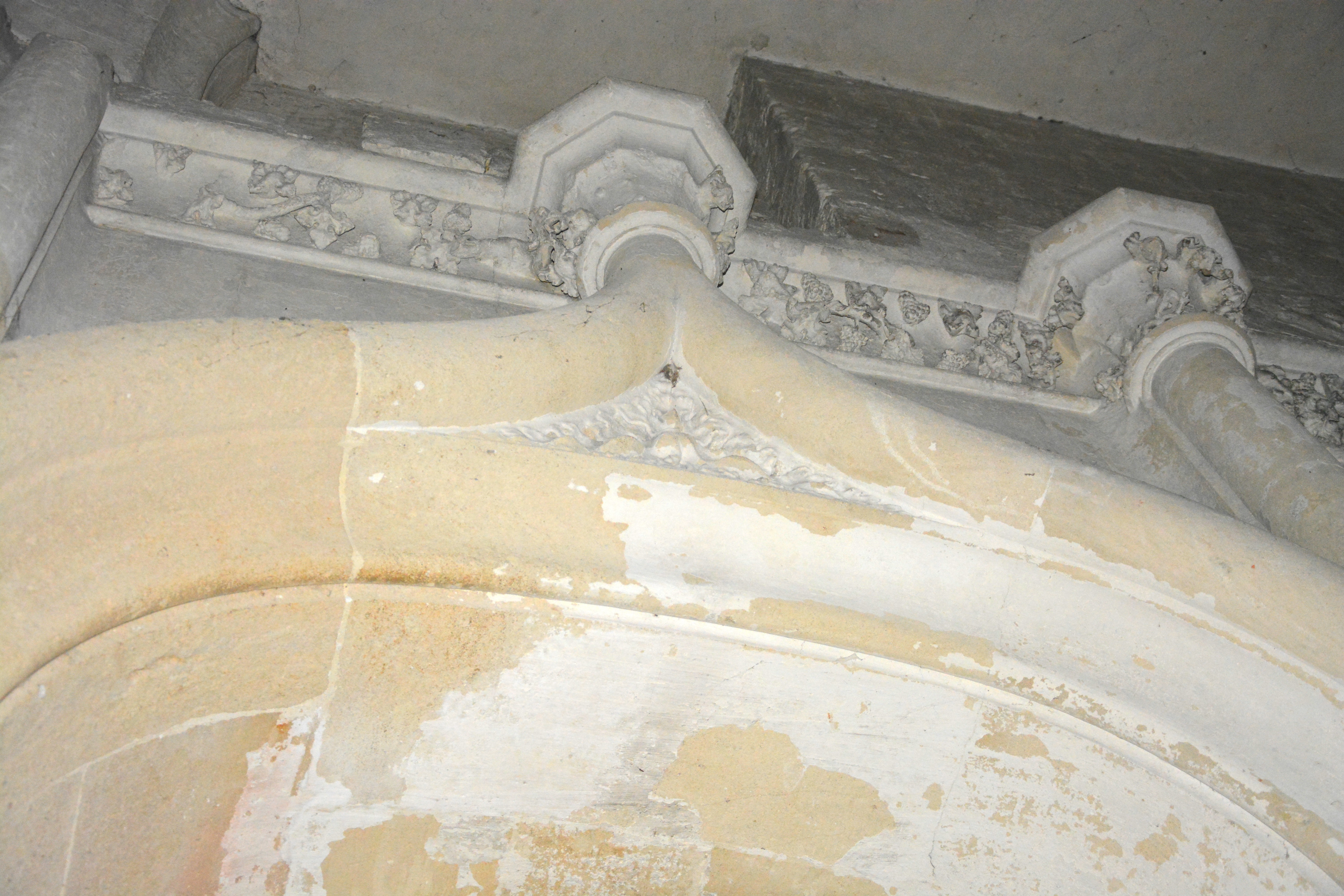 Porche nord-est côté intérieur