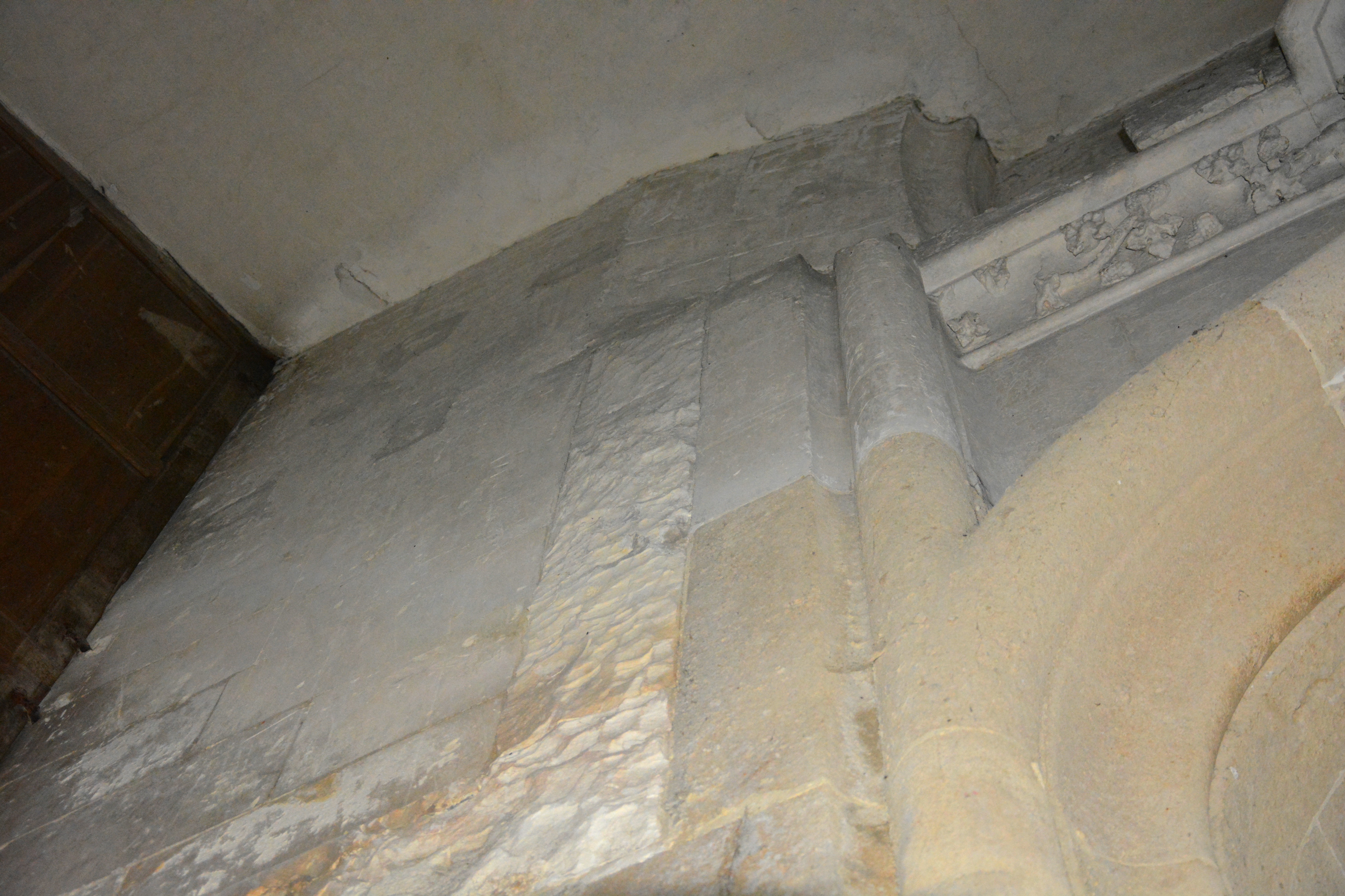 Porche nord-est côté intérieur